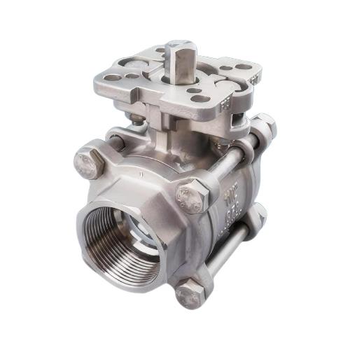 高平臺三片式球閥